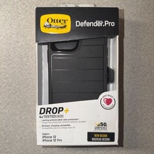 OTTERBOX Defender Pro Series Case for iPhone 12 And iPhone 12 Pro  Black W Holst